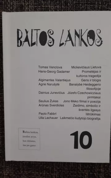 Baltos lankos 10