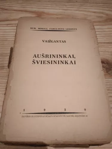 AUŠRININKAI, ŠVIESININKAI - Autorių Kolektyvas, knyga