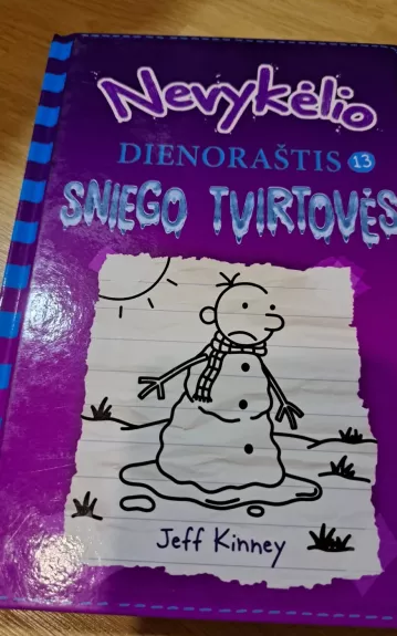 Nevykėlio dienoraštis 13 Sniego tvirtovės - Jeff Kinney, knyga