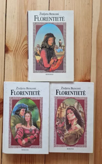 Florentietė (I II III dalys) - Žiuljeta Benconi, knyga
