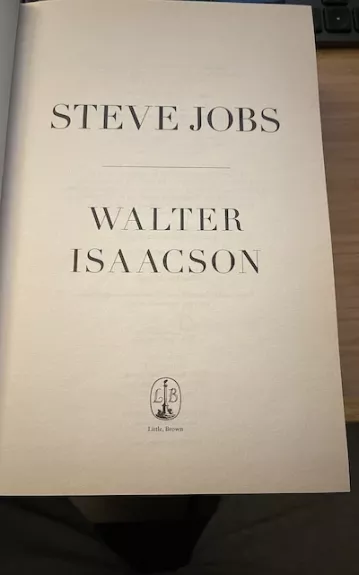 Steve Jobs - Walter Isaacson, knyga