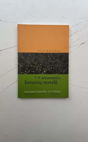 7-9 dešimtmečio lietuvių novelė - Loreta Mačianskaitė, knyga