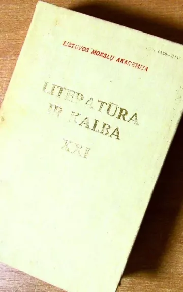 Literatūra ir kalba (XXI tomas)