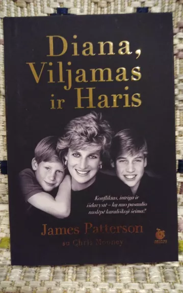 Diana, Viljamas ir Haris - James Patterson, knyga 1