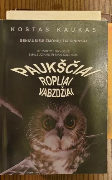 Paukščiai, ropliai, vabzdžiai