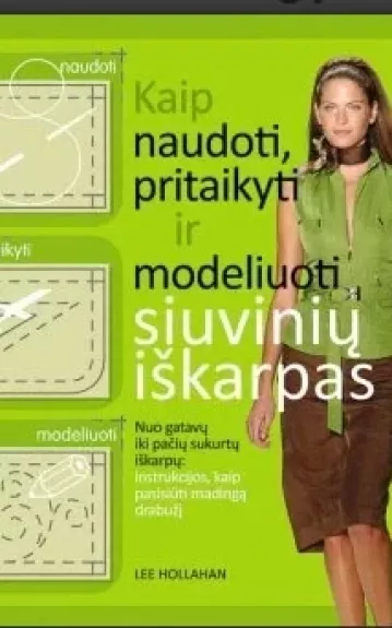 KAIP NAUDOTI, PRITAIKYTI IR MODELIUOTI SIUVINIŲ IŠKARPAS - Lee Hollahan, knyga