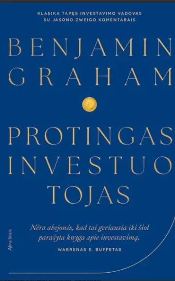 Protingas investuotojas - Benjamin Graham, knyga