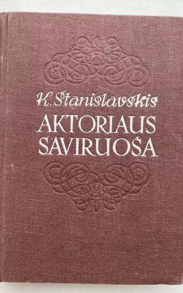 Aktoriaus saviruoša - K. Stanislavskis, knyga