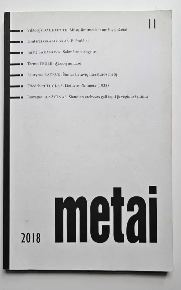 Metai, 2018 m. Nr. 2