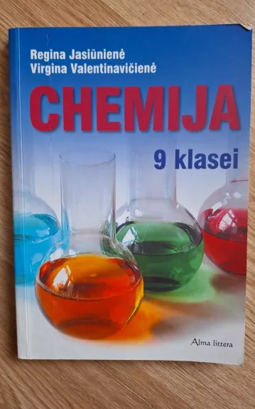 Chemija 9 klasei - Regina Jasiūnienė, Virgina  Valentinavičienė, knyga 1