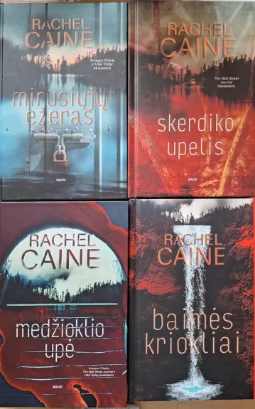 Mirusiųjų ežeras. Skerdiko upelis. Medžioklio upė. Baimės kriokliai - Rachel Caine, knyga