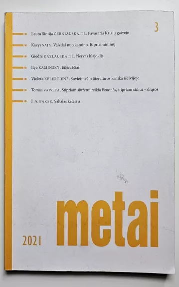 Metai, 2021 m., Nr. 3 - Autorių Kolektyvas, knyga