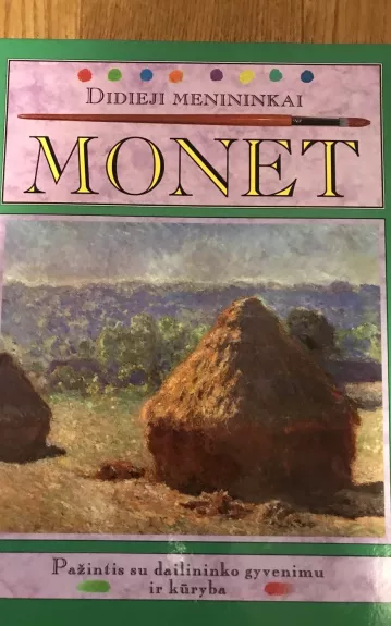Didieji menininkai Monet - Antony Mason, knyga