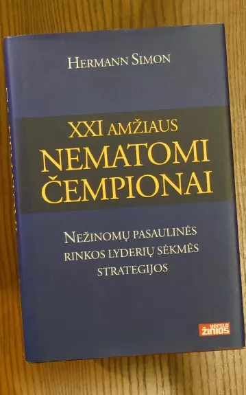 XXI amžiaus Nematomi čempionai - Hermann Simon, knyga