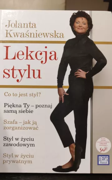 Lekcja stylu - Jolanta Kwaśniewska, knyga