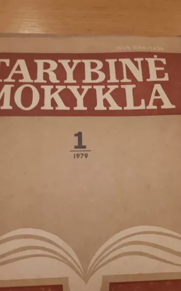 TARYBINĖ MOKYKLA 1979 Nr.1