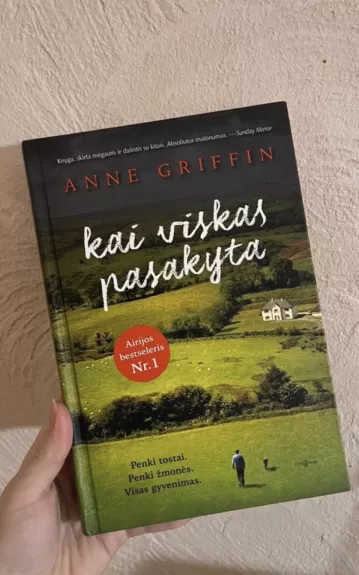 Kai viskas pasakyta - Anne Griffin, knyga 1