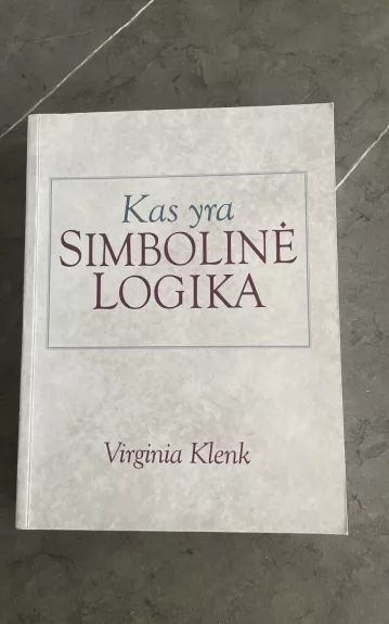 Kas yra simbolinė logika - Virginia Klenk, knyga