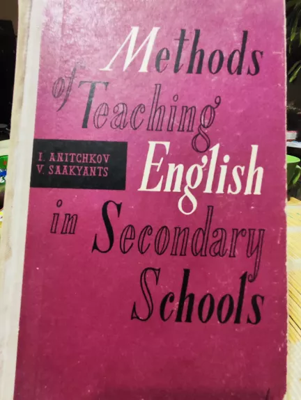 Methods of teaching english in Secondary Schools