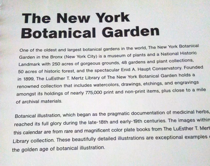 Botanicals 2004 - The New York Botanical Garden, knyga 1