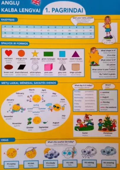 "Anglų kalba lengvai 1. Pagrindai"