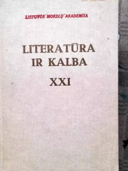 lietuviu literatura ir kalba XXI amzius MAIRONIS - Autorių Kolektyvas, knyga 1