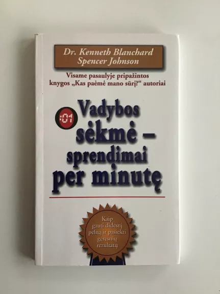 Vadybos sėkmė-sprendimai per minutę