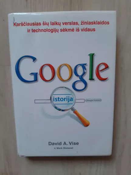 Google istorija - David A. Vise, knyga