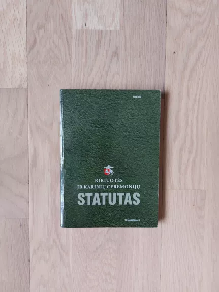 Rikiuotės ir karinių ceremonijų statutas