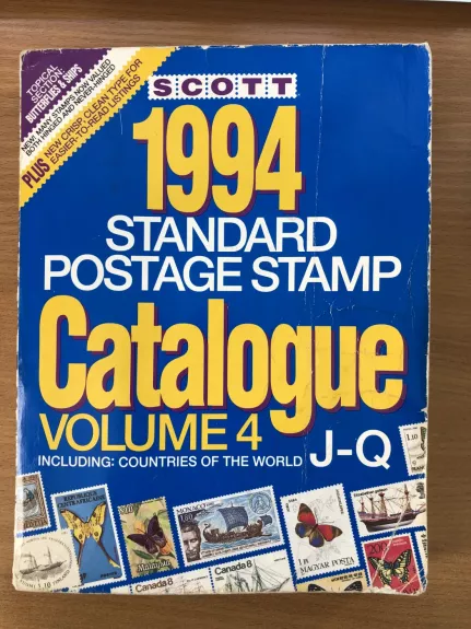 Scott: 1994 Standard Postage Stamp Catalogue Volume 4, (J-Q)