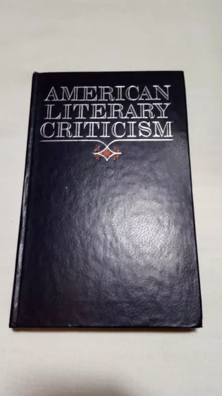 American literary criticism - Autorių Kolektyvas, knyga 1