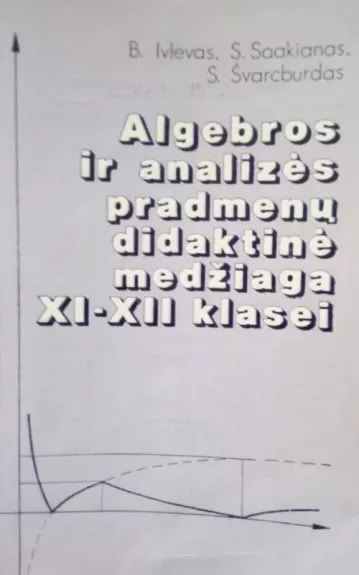 Algebros ir analizės pradmenų didaktinė medžiaga XI-XII klasei - Autorių Kolektyvas, knyga 1