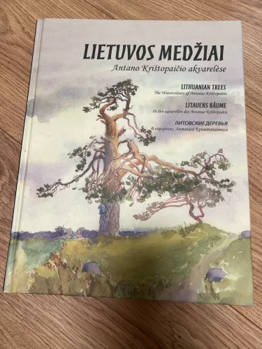 Lietuvos medžiai Antano Krištopaičio akvarelėse