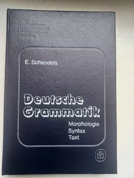 Deutsche grammatic morphologie syntax text