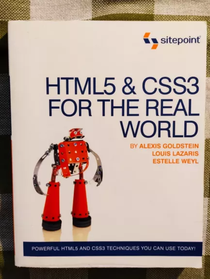 HTML5 & CSS3 For The Real World - Estelle Weyl, knyga 1