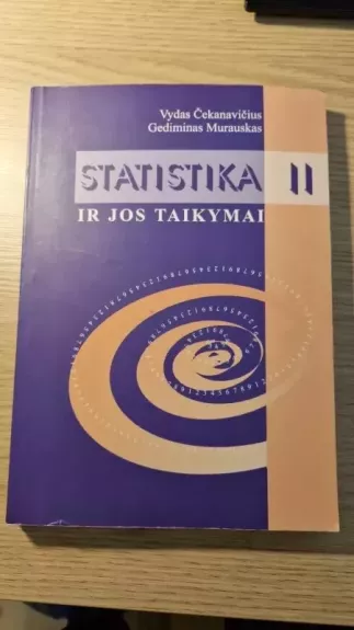 Statistika ir jos taikymai, II - G. Čekanavičius V. ir Murauskas, knyga