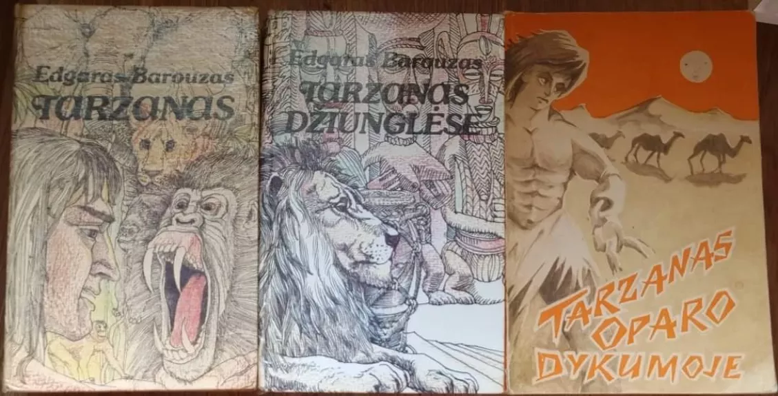 Tarzanas, Tarzanas džiunglėse, Tarzanas Oparo dykumoje - Edgaras Barouzas, knyga
