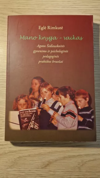 Mano knyga – vaikas. Agotos Šidlauskaitės gyvenimo ir psichologinės pedagoginės praktikos bruožai - Eglė Rimkutė, knyga