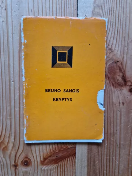 Kryptys - Bruno Sangis, knyga