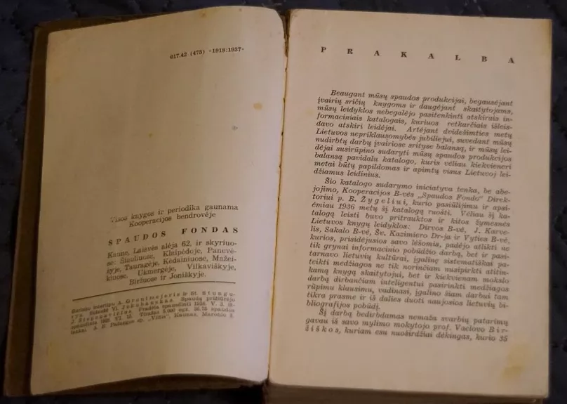 Lietuviškų knygų sistematinis katalogas (rinkoje esančios knygos) - Izidorius Kisinas, knyga 1