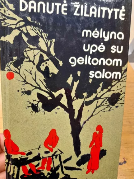 Mėlyna upė su geltonom salom