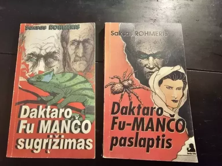 Daktaro Fu Mančo paslaptis.  Daktaro Fu Mančo sugrįžimas. (dvi knygos) - Saksas Rohmeris, knyga