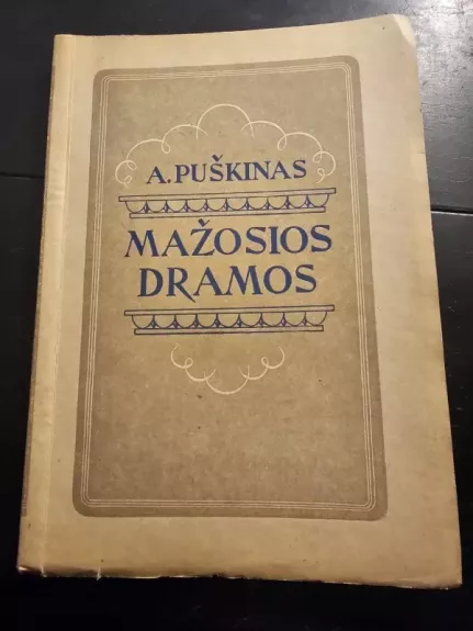 Mažosios dramos - A. Puškinas, knyga