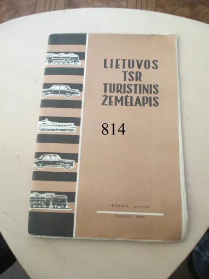 Lietuvos TSR turistinis žemėlapis - Autorių Kolektyvas, knyga 1