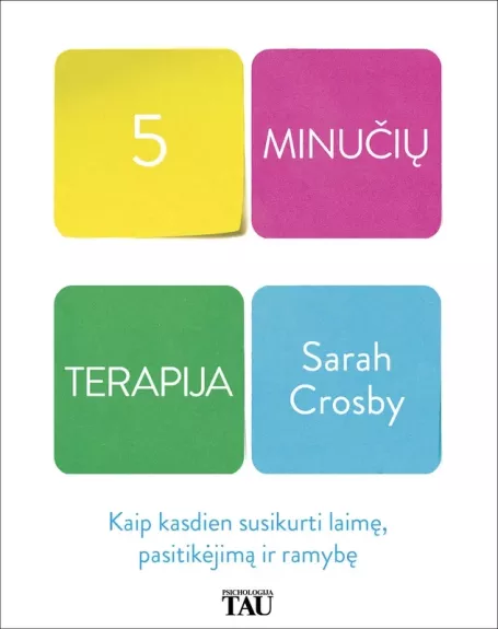 5 minučių terapija - Sarah crosby, knyga