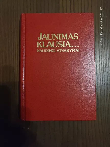 Jaunimas klausia... Naudingi atsakymai