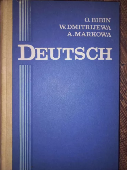Deutsch - O.Bibin, w.Dmitrijeva, A.Markova, knyga 1