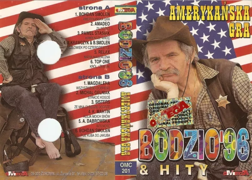 Bodzio '96 & Hity - Amerykańska Gra - Various ., plokštelė