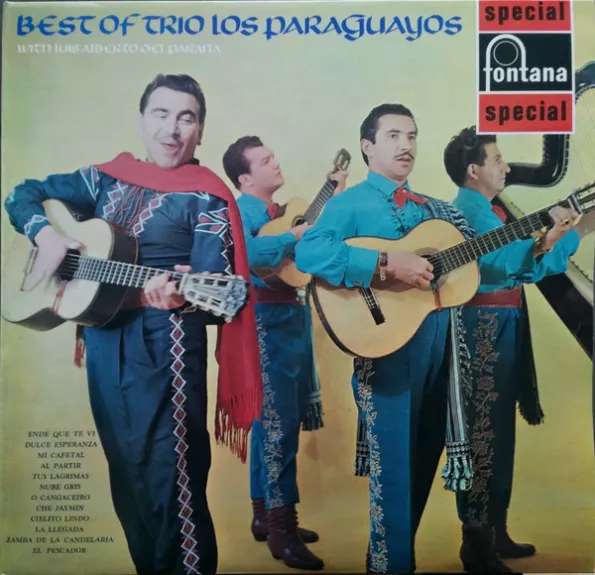 Best Of Trio Los Paraguayos With Luis Alberto Del Parana - Luis Alberto Del Parana Y Los Paraguayos, plokštelė