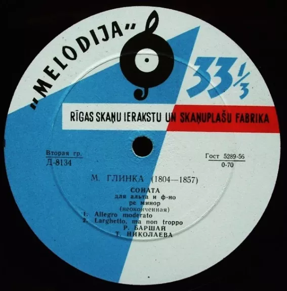 Патетическое Трио Для Фортепиано, Кларнета И Фагота / Соната Для Альта И Фортепиано